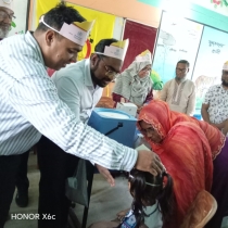 কাহালুতে হামের টিকা পাচ্ছে ২৩০৩২ শিশু